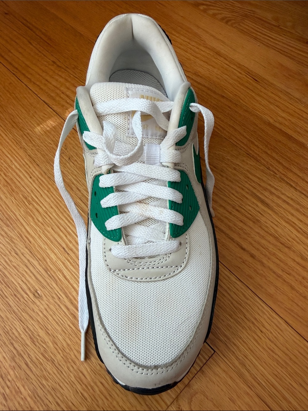 Nike Air Max 90 White Malachite Black Green FB9658-102 - Picture 7 of 9